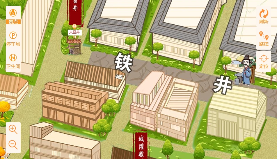 江干智慧景区：手绘地图与语音导览的完美融合