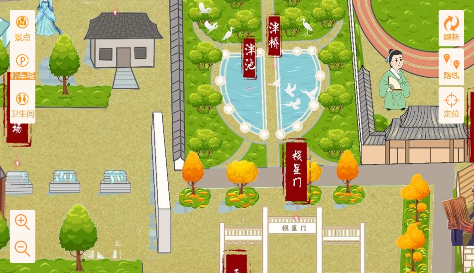 江干手绘地图景区语音讲解导览系统：智慧景区建设的基石