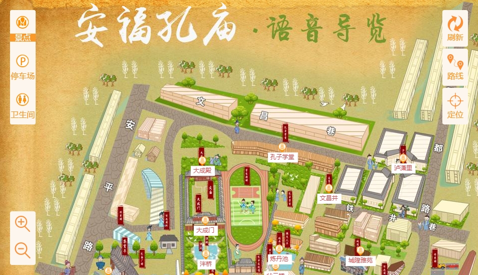 江干手绘地图：智慧景区智能化服务的延伸